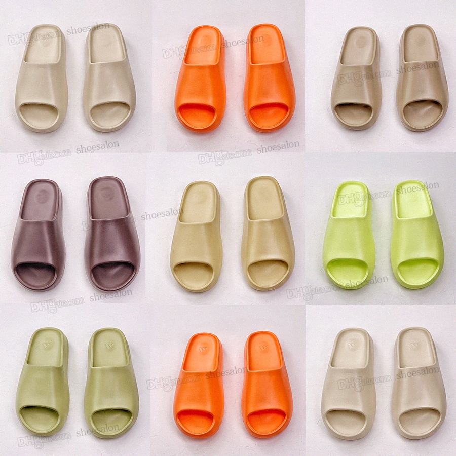 

2022 Slides West bone resin desert sand kanye Slippers Foam Slipper Runner red Slide MXT Moon Grey earth brown men women mens sandals Vermillion Soot Core Pure Enfora Graffiti #rt, Shoesalon