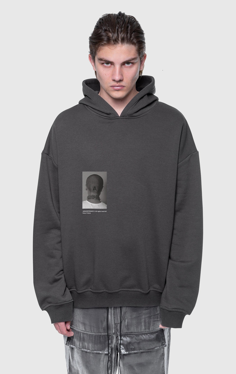 

2021 New 20ss Hoodie Men Women Best-quality Cotton Washed Old Adf Pullover Eye Printing Vintage Arnodefrance Hoodies Vcpp, Black