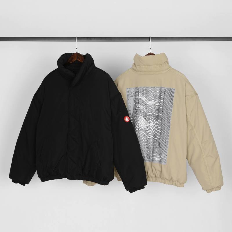 

2021 New Cav Empt C. e Extra-thick High-collared Cotton Fall/winter Loose-zipped Men Women Ce Jacket K7qp, Green1