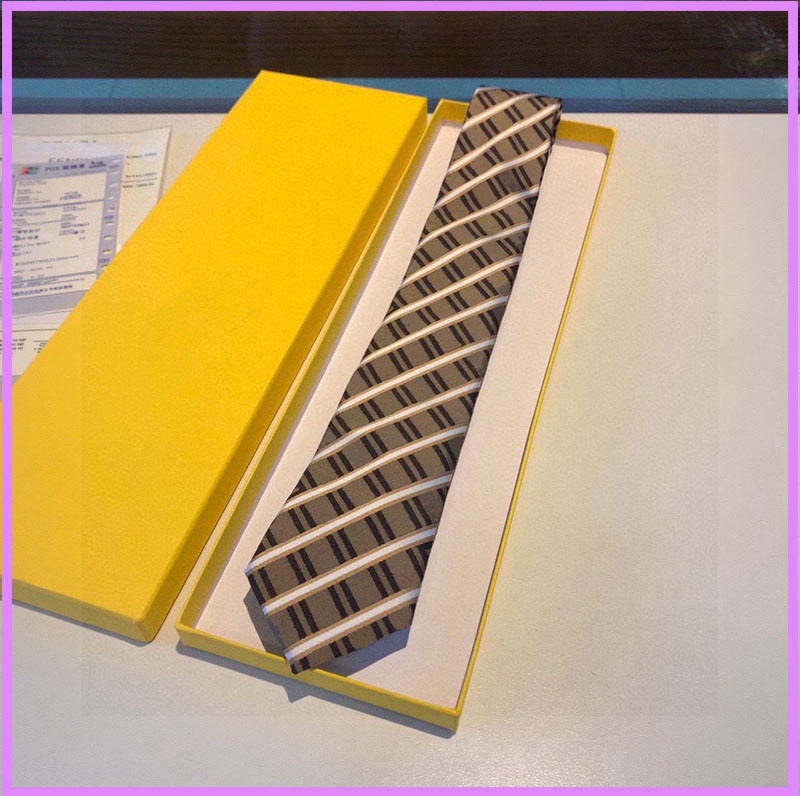 

Fashion New Mens Necktie Designer Ties Business Casual Women Tie Men Letters Silk Neck Ties Cravate With Box D217134F