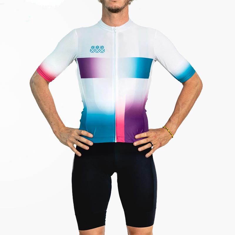 

racing sets tres pinas cycling jersey set men short seleeve bib shorts summer outdoor quick dry bicycle clothes ciclismo maillot sport wears, Black;blue