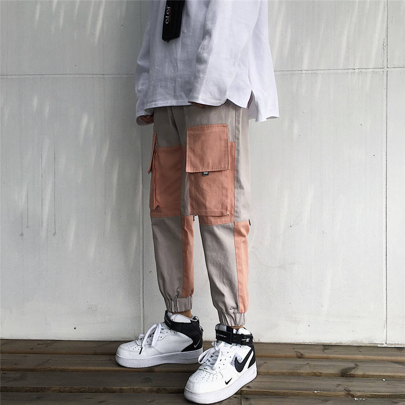 

2021 New Hip Hop Streetwear Basculador Corredores Calas Tornozelo-comprimento Harem Pants Vero Outono Homens Casual High 724q