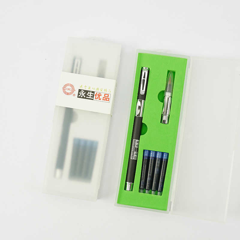 

yongsheng excellent product 9183 set brush dual purpose primary school hard pen calligraphy small regular script writing practice gift