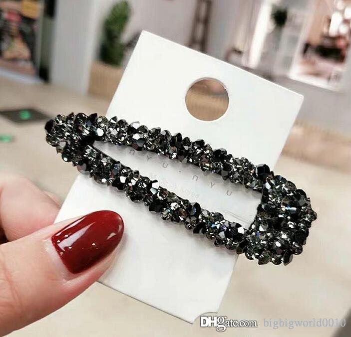 

234 Elegant Women Pearl Crystal Barrettes Hair Clips Bridal Headwear Hairpins Headbands Hair Holder Jewelry Accessories, Golden;silver