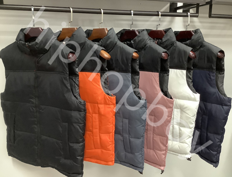 

New Fashion Winter Jackets Men Down Vest Couples Sportwear Coat Womens jacket Parka Outerwear Multicolor Size S-2XL, Orange
