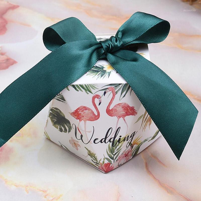 

Gift Wrap 5PCS Multicolor Wedding Candy Box Sweet Cake Boxes Nordic Ribbon Event Party Favors INS Style Chocolate Cupcake S3