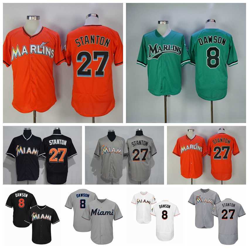 

Man Baseball Vintage 8 Andre Dawson Jerseys 35 Dontrelle Willis 24 Miguel Cabrera 27 Giancarlo Stanton 10 Gary Sheffield Flexbase Cool Base, Grey