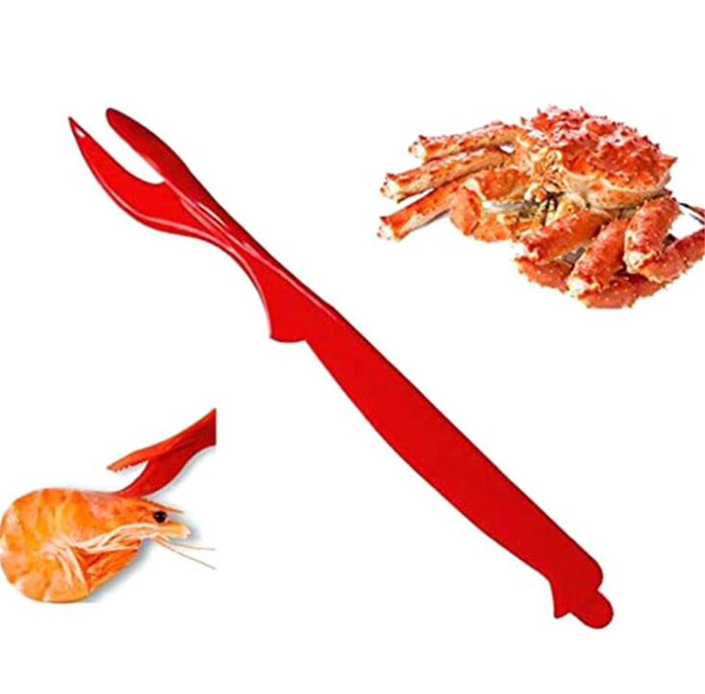 

Seafood Crackers Lobster Picks Tools Crab, Crawfish, Prawns, Shrimp - Easy Opener Shellfish Sheller Knife