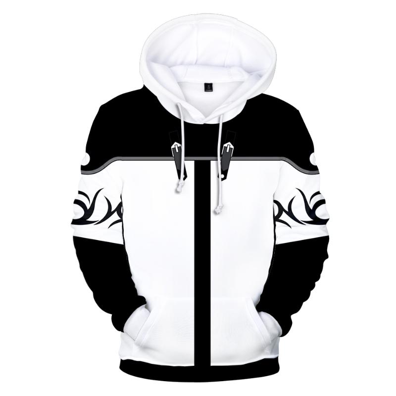 

Men's Hoodies & Sweatshirts Kingdom Hearts 3D Men Harajuku Women Anime Clothing Mens Fashion Style Hoody, Black