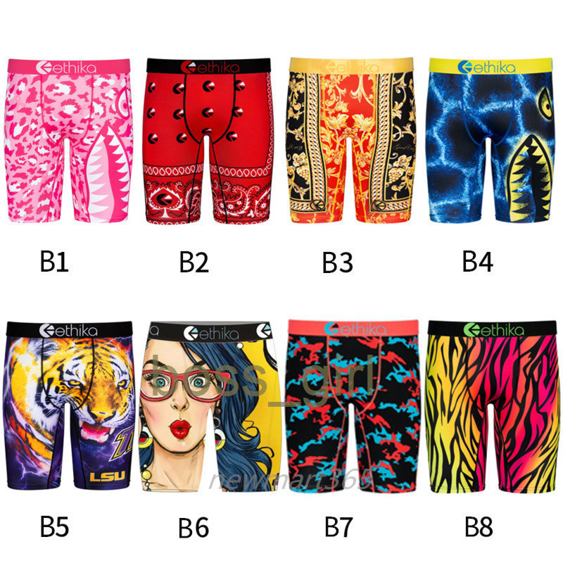 

Ethika Men Underpants Designer 2021 Trend Printed Style Fashion Elegant Single Shorts Underwear Quick Dry Briefs Boxers Swimsuit, B1-b8