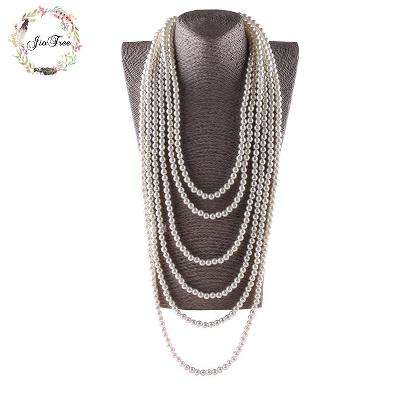 

Chains Fashion Wedding Simulated Pearl Necklace Beads Women's Imitation Jewelry