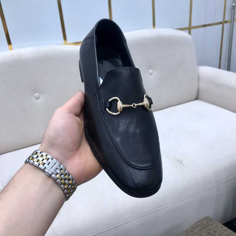 

Dress Shoes Spring And Autumn Model Men Women The Same Special Leather Cowhide Material Size 35-40, Black