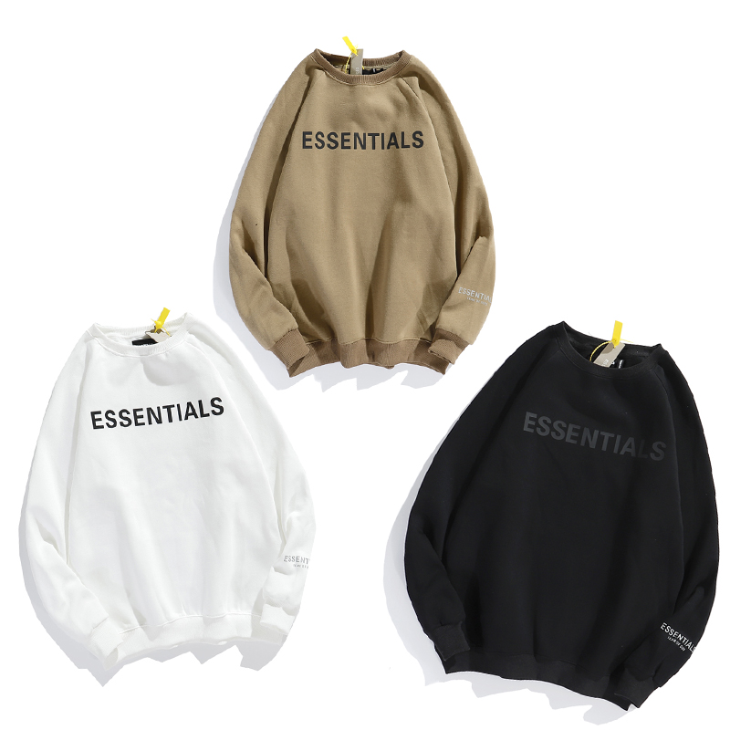 

2021 ESSENTIALS Hoodie hip hop Winter sweatshirt Reflective Half zip Stand Fear sweatshirts Luxury designer clothes Woman of God Womens Mens Hoodies, L need look other product