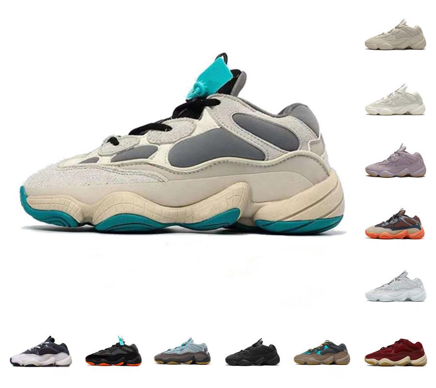 

Top quality Enflame Orange 500 running shoes Soft Vision stone 500s Desert Rat bone white Utility Black Salt super moon yellow mens trainers