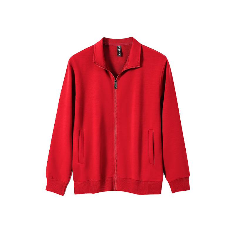 

Autumn hoodies winter new men's and women's general thick stand collar warm shirt factory customized, Black