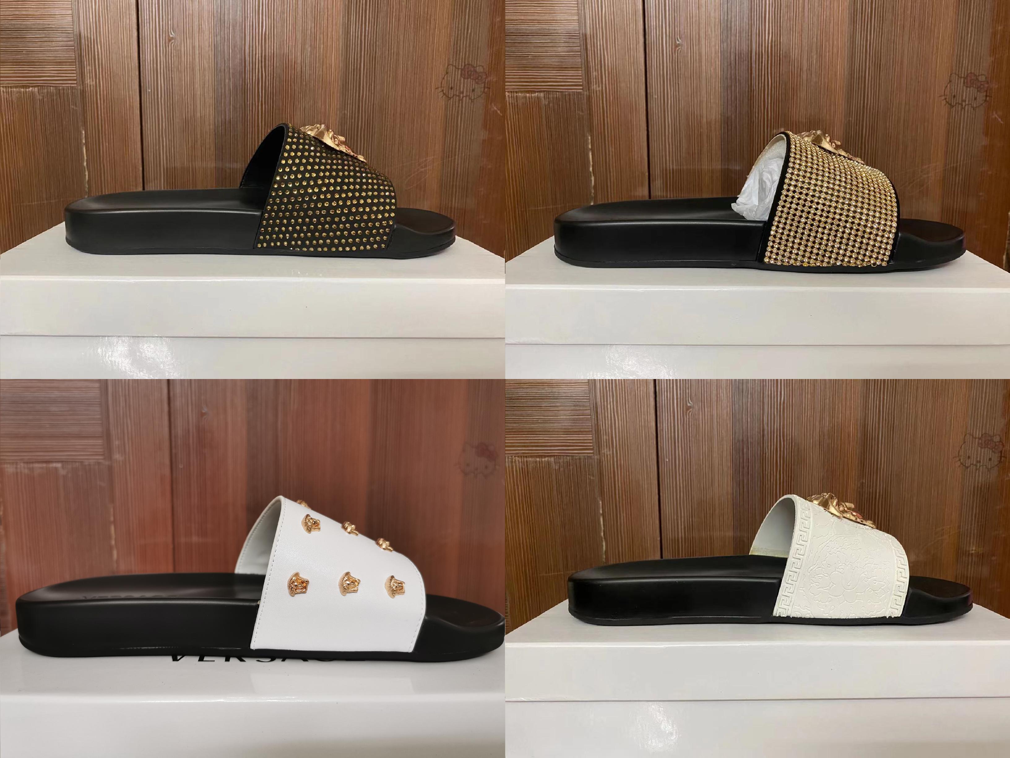 

2021 Designer Men Women Sandals with Correct Flower Box Dust Bag Shoes Snake Print Slide Summer Wide Flat Sandals Slipper Woman Shoes, 30