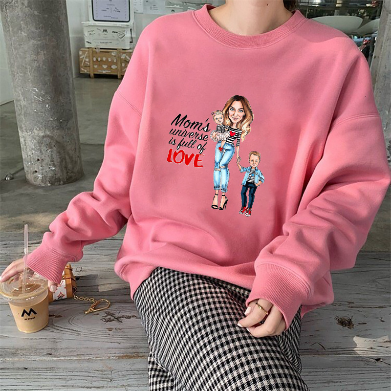 

2021 New Kawaii Characters Impression of Women Sweatpants Casual Fall the Neck Long Sleeve Korean Pullovers Chic Sweatshirts Eniq, Style19