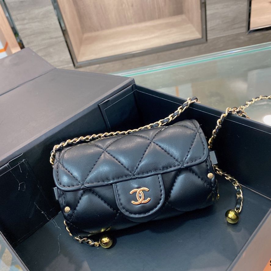Sacs de concepteur sacs à main sacs à main épaule Cross Body Femmes Haute Qualité Classic Mini Shedskin Chaine Sac 14 * 9cm, 2 couleurs Luxury_ba