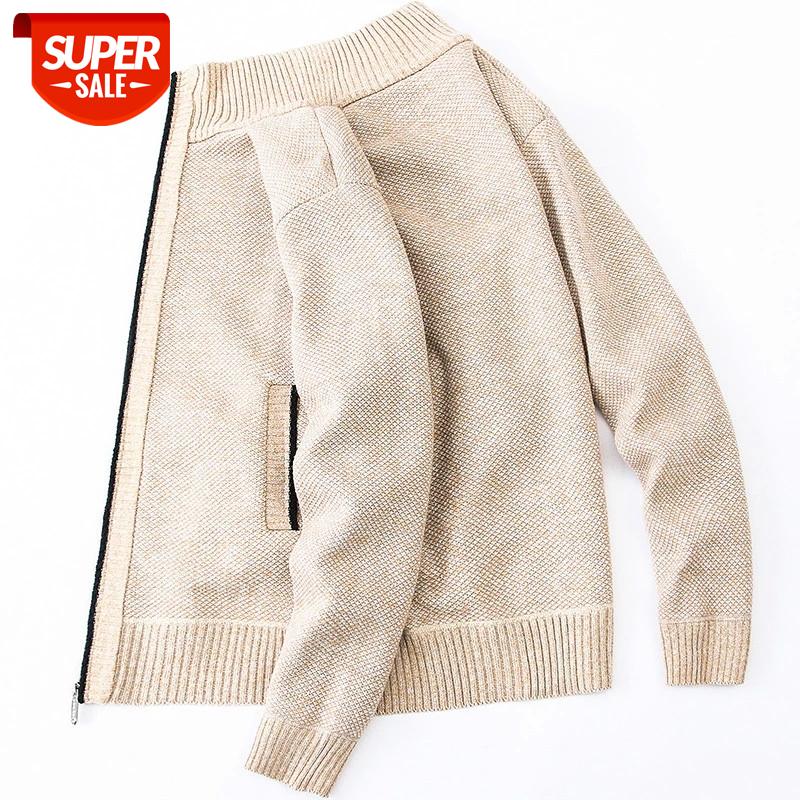 

Cardigan Men Thick Warm Sweatercoat FashionSweater Cardigan Men Slim Fit Jumpers Knitred Winter Casual Sweater Mens Clothes #RZ67, White;black