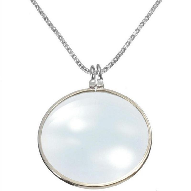 

Pendant Necklaces Charm Magnifier Necklace Men And Women Female Accessories