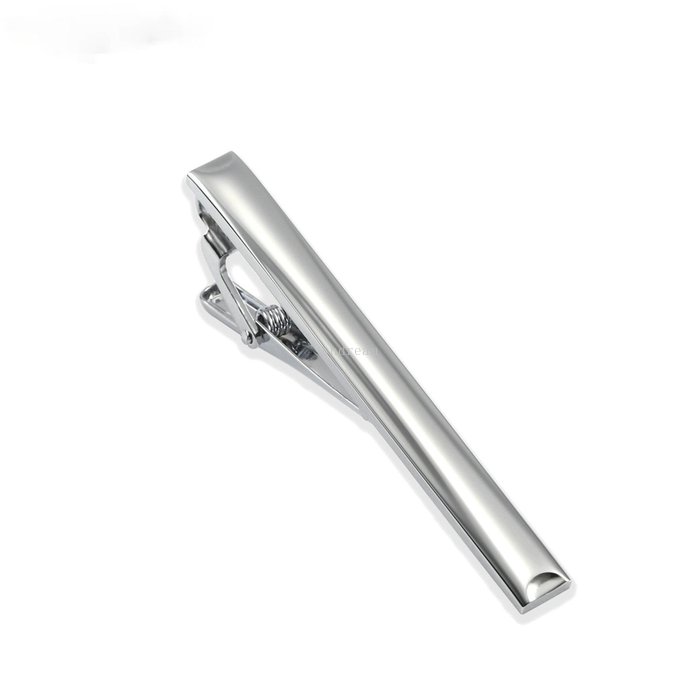 

Stripe Tie Clips Black Ties Bar Clasp Necktie Clip Pin for Men Business Suit Fashion Jewelry Will and Sandy, Silver