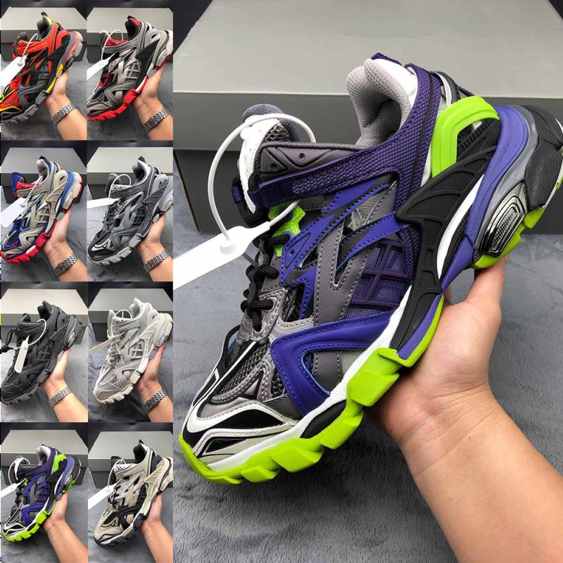 

20ss Track 2 Sneakers Luxury Designer Casual Triple Men Women Shoes Sneaker Lace-up Jogging S Hiking Chaussures Abkdh, As picture