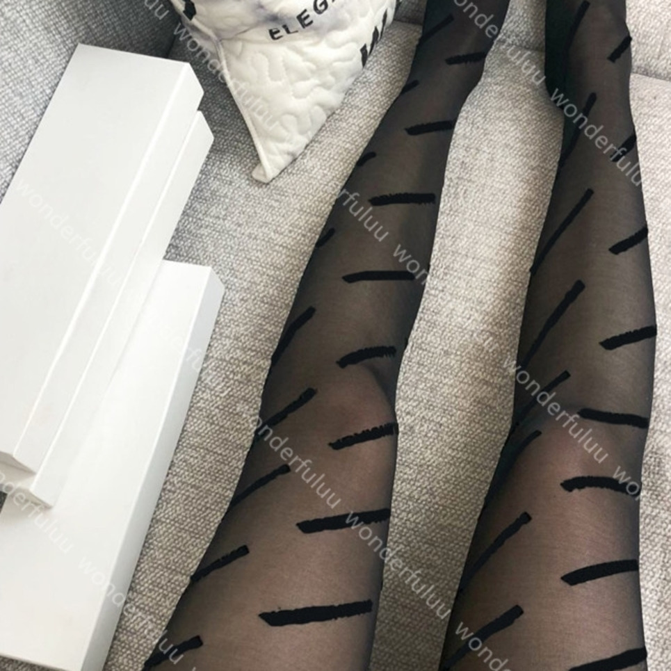 

2021ss Fashion Bal Style Tights Silk Smooth Sexy baga Women's Stockings Outdoor Mature bacba Dress Up Stockings ba socks bal 01, Only logo box