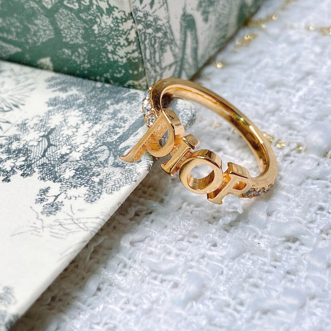 

2022 Women Designer Rings Luxurys Jewelry Diamond Letters Ring Engagements For Womens Ring Designers Brand Gold Love Ring Ornaments 22011305