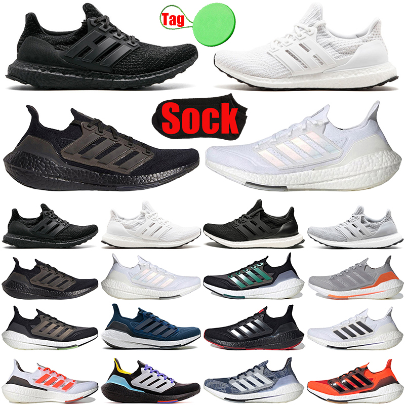 

With Sock Tag 2021 nmd r1 ultraboost ultra boost 21 4.0 running shoes men women triple black white ultraboosts mens trainers sports sneakers runners, #9 2021 orange