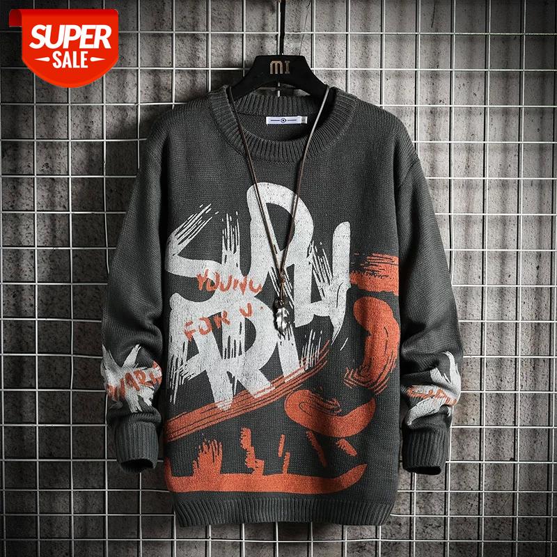 

Men'S Sweaters Spring Autumn Winter Clothes 2021 Pull OverSize -4XL 5XL Korea Style Casual Standard Pullovers #oK2h, White;black