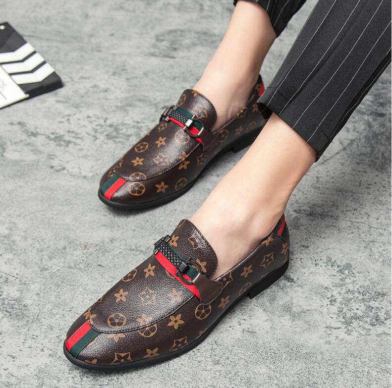 

Men's Casual Shoes Comfortable Fashion Men's Shoes Leather Casual Shoe Men's Luxury Shoe Black Brown Shoes Canvas