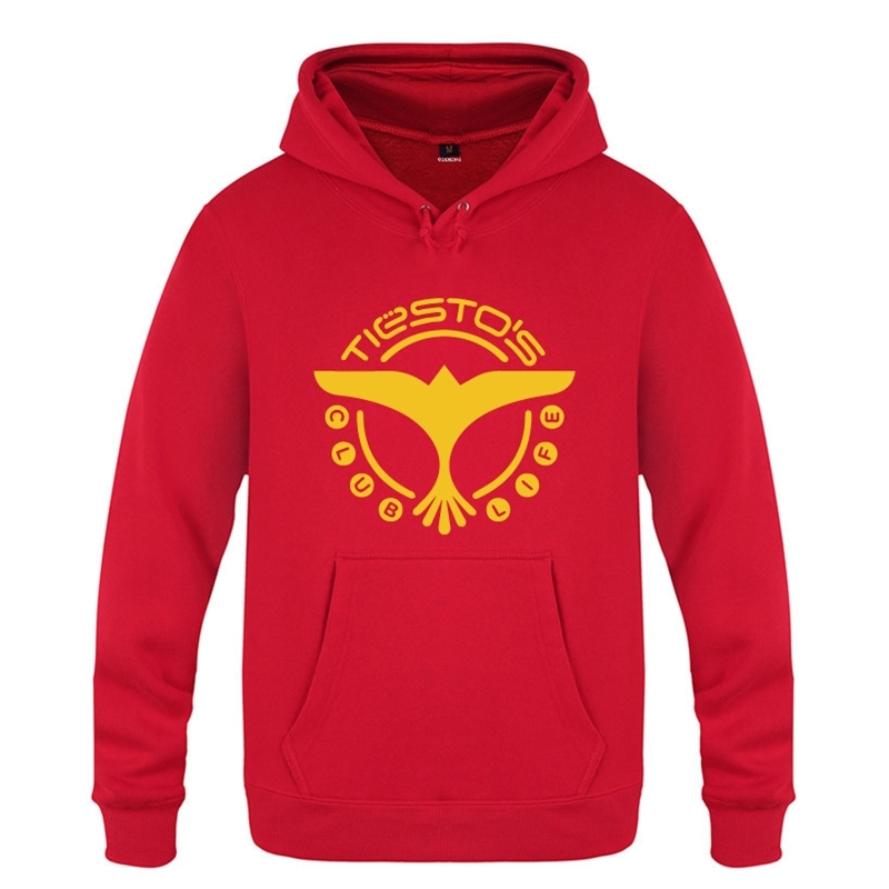 

2016 men's Hoodie Tiesto disc DJ music club life, Black