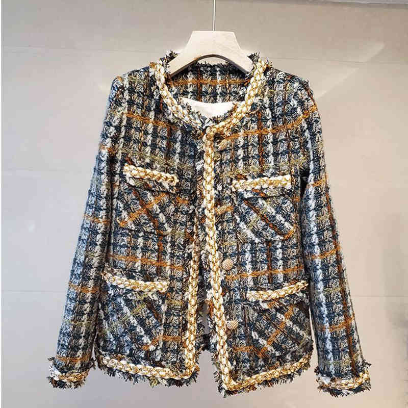 

Women' Fur & Faux palid tweed jacket, vintage jacket with ladies'design buttons, round collar, long sleeve, sleek autumn and winter harajuku bomber 08UB, 1# shoe box