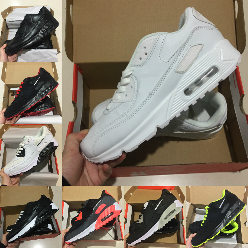 

Wholesale 2021 NEW Airs Cushion 90 Running Shoes Cheap Men Women Black White 90s Classic Designers Trainer Outdoor Sports Shoes S96, H9013