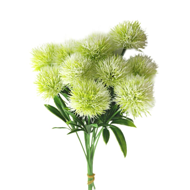 

Decorative Flowers & Wreaths Wedding Party Decoration Simulation Dandelion Plants Fake Bride Hold Home Christmas Arrangement Supply Bouquet, Yellow
