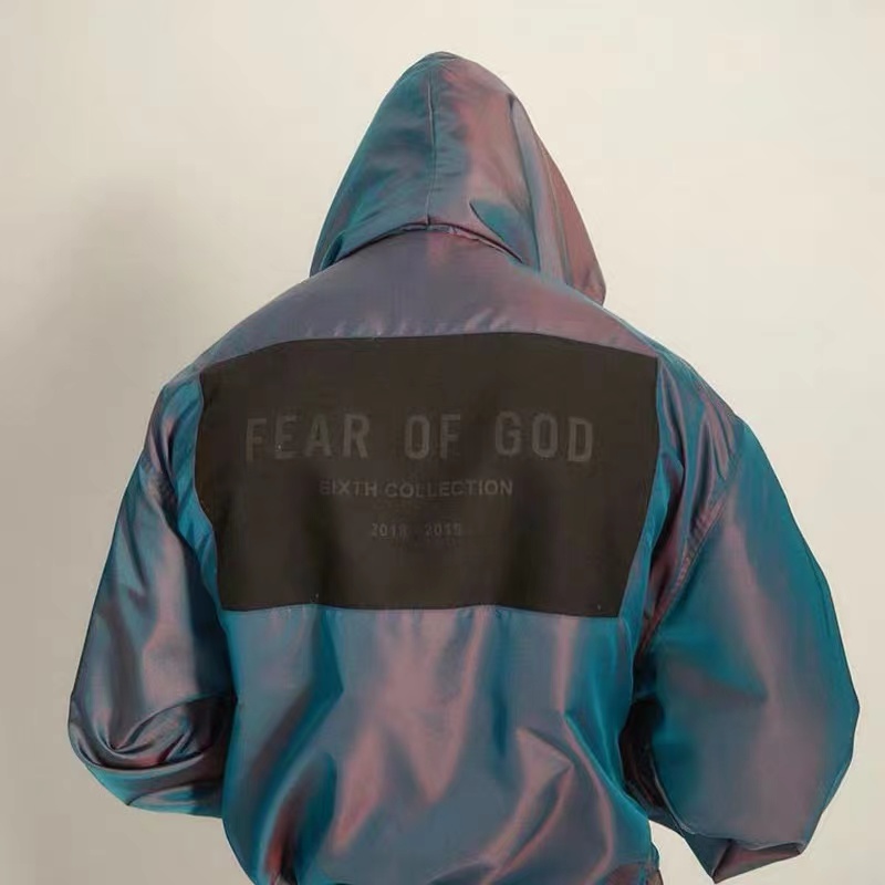 

Designer fear of god season 6 laser mens jackets Windbreaker fog reflective jacket essentials zipper hooded hoodies sweatshirts essential Cardigan couples, Look other product