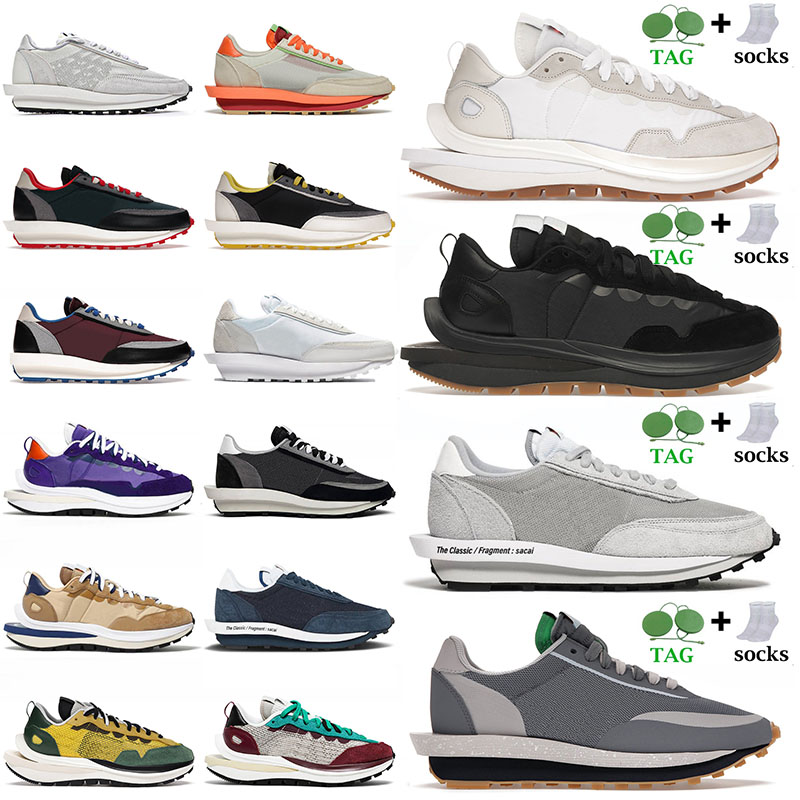 

Sacai Vaporwaffle Pegasus Fragment Designer Running Shoes Ldv Waffle Men Women Ldwaffle Undercover Kiss of Death Chunky Black White Sports Sneakers Trainers, B29 triple white 36-45