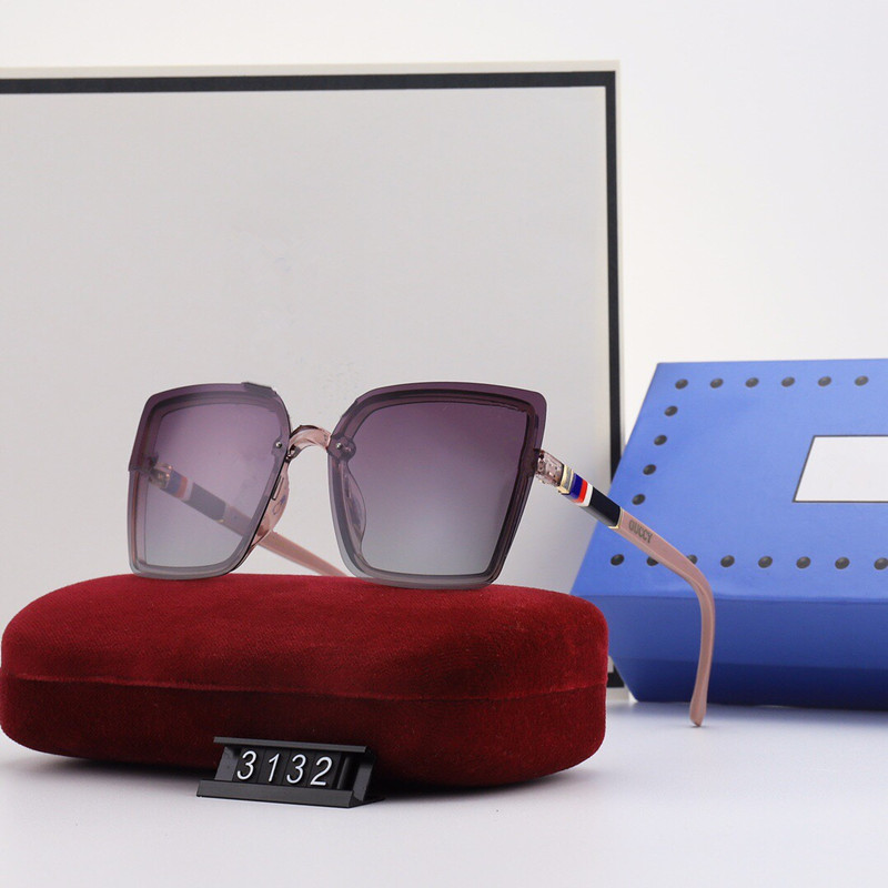 

Eyeglasses Designer Sunglasses 3132 Women fashion shades Square Summer Style Full Frame UV Protection eyewear Come With box wx4