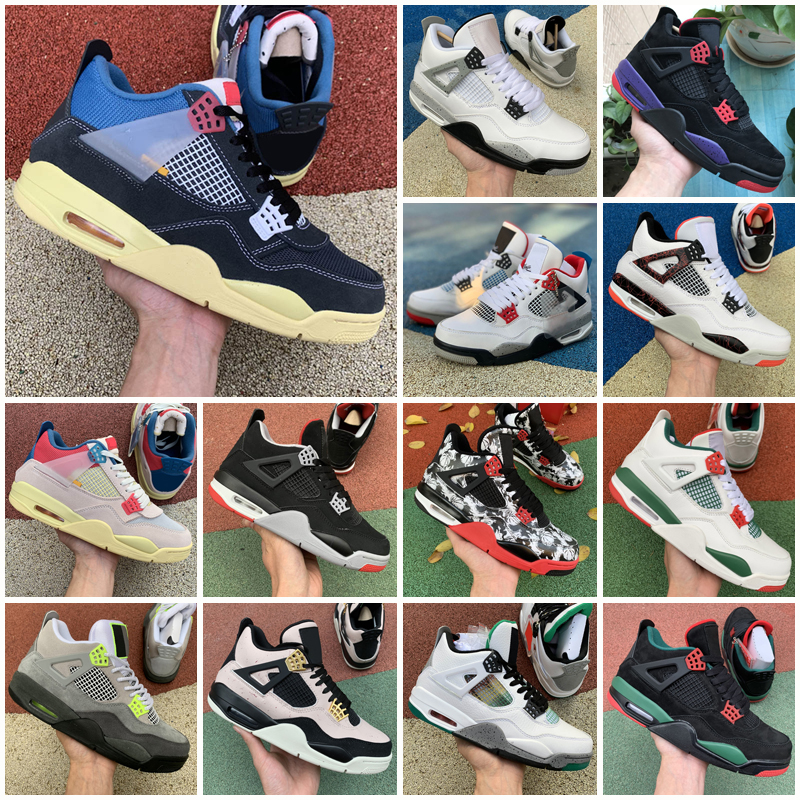 

Basketball shoes men women 1s high OG 1 Black Metallic Gold University Blue 4s Fire Red 4 Royalty Cat mens trainers athletic sneakers, As photo 5