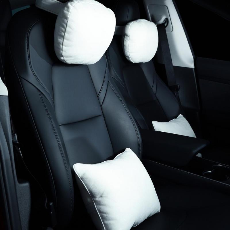

Car Seat Covers Headrest Pillow Lumbar Support Auto Neck Rest Cushion Travel
