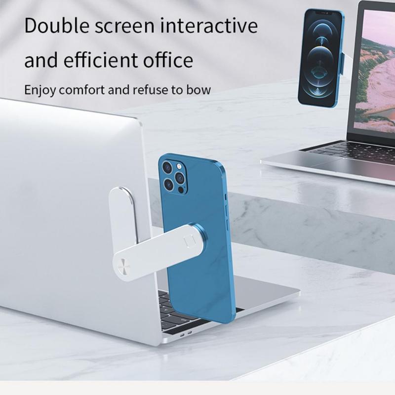 

Cell Phone Mounts & Holders Universal Tablet Holder Desk Laptop Stand Magnetic Screen Support Side Mount Connect Bracket Dual Monitor Displa, Type 3