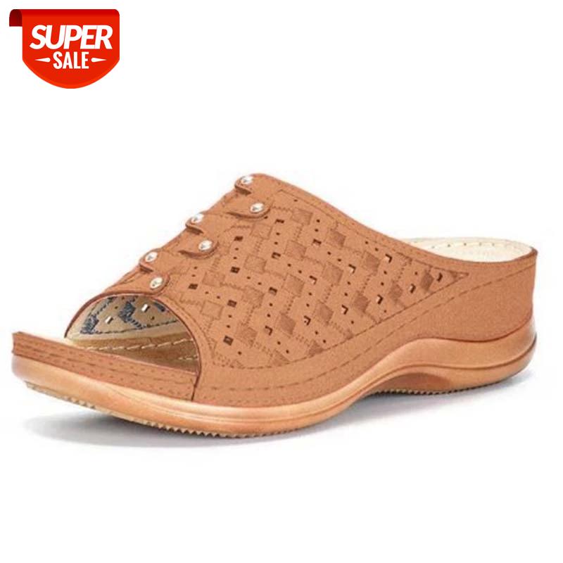 

Women Sandals Rome Shoes Ladies Retro Gladiator Woman Sandals Non-slip Flat Wedge Ladies Party Office Women's Shoes Beach Slides #HG9p, Black