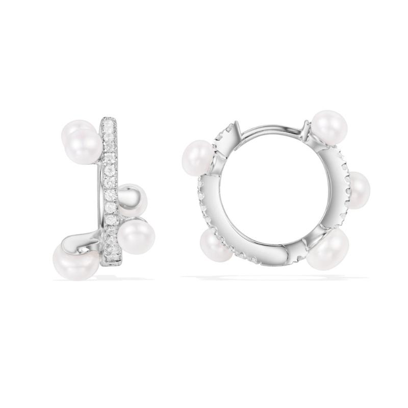 

Stud High Quality Cylindrical Stone Slopes Simple Glass Rings Pearl Womens Unique Earrings Wedding Minimalist Jewelry