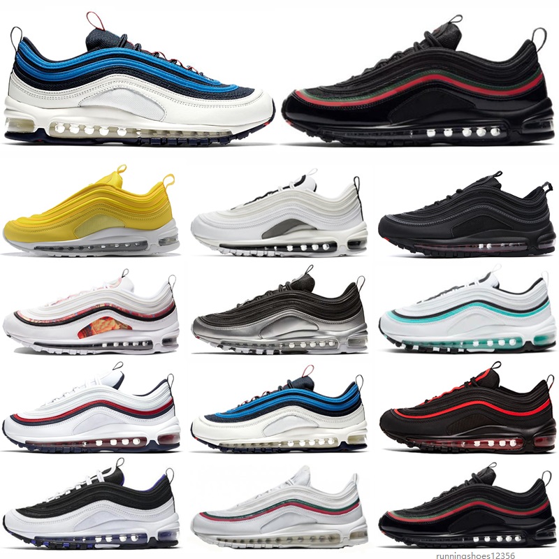 

mens running shoes triple black white reflective bred game royal men women sports sneakers 36-45, Color 4