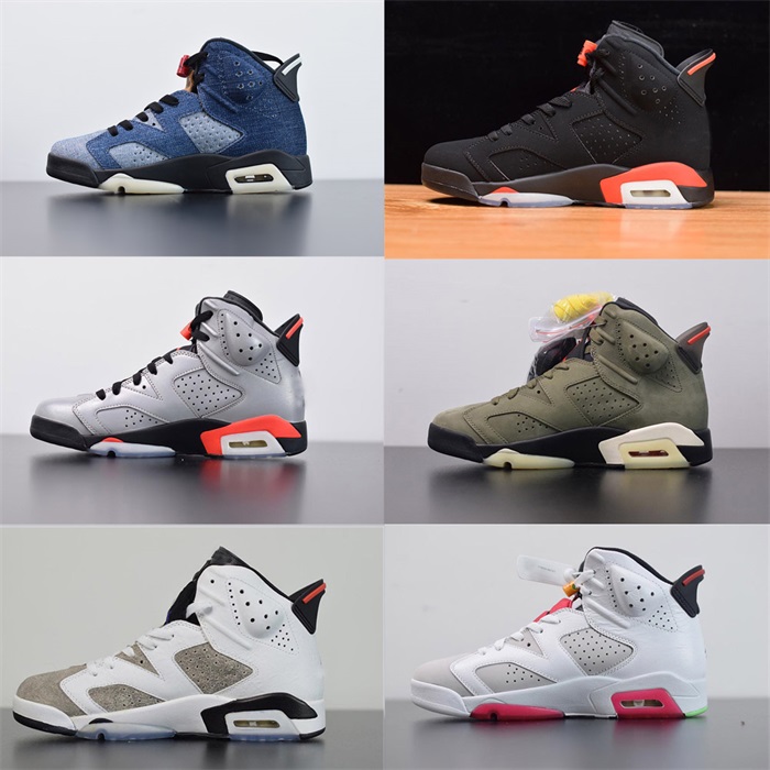 

Designer Basketball Shoes Men Classical Jump Man 6s High Cut Sneakers Top Qualilty Trainers Highest Version Tinker Fire Red Hare, Color50