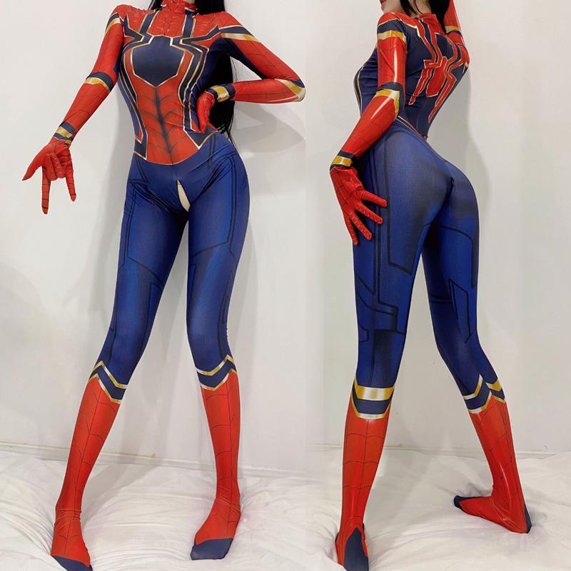 

One-Piece Suits Sexy Women Zipper Tights Swiming Suit Open Crotch Cosplay Japanese Bodysuit Costume Roleplay Zentai Plus Size Bathing