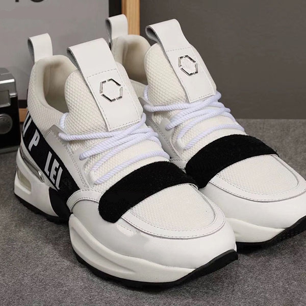 

fashion arrived 3 color men eu38-45 size leather pp material of sole man shipping m00, Red;white