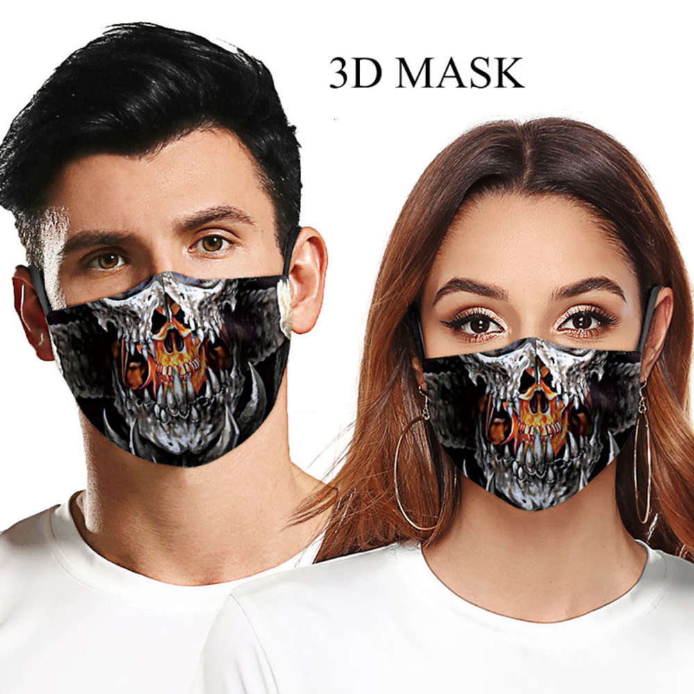 

Digner Face Mask Fashion Masks Rose Fiower Customized Adult Skull Awome Funny Exprsion Print Halloween