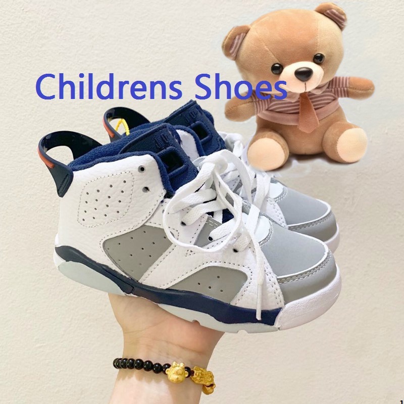 

designer 6 kids basketball shoes children toddler sports red chicago boy girls 6s basket ball pour enfants athletic sneakers