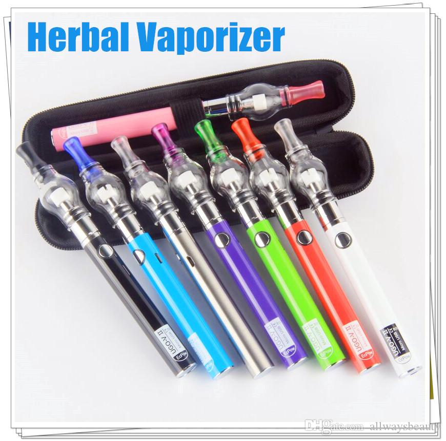 

Dab pen Color Glass Globe Atomizer UGO-V II 510 USB Battery E Cigarette Zipper Case wax vaporizer M6 Dry Herb Vaporizer Pen Starter Kit DHL